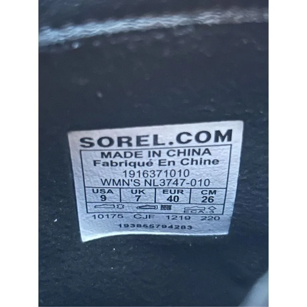 Sorel Joan of Arctic Next Lite Genuine Shearling Waterproof Cold Weather Patent